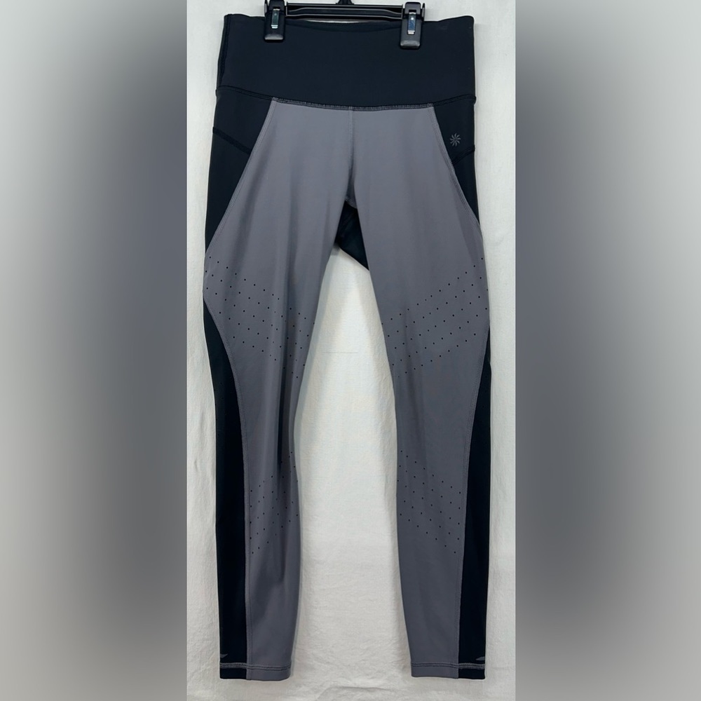 Athleta Sculptek‎ Stealth Trucool 7/8 Tight Leggings Black Gray Size XS